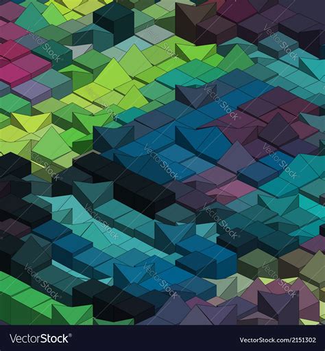 Abstract Colorful Cube Background Royalty Free Vector