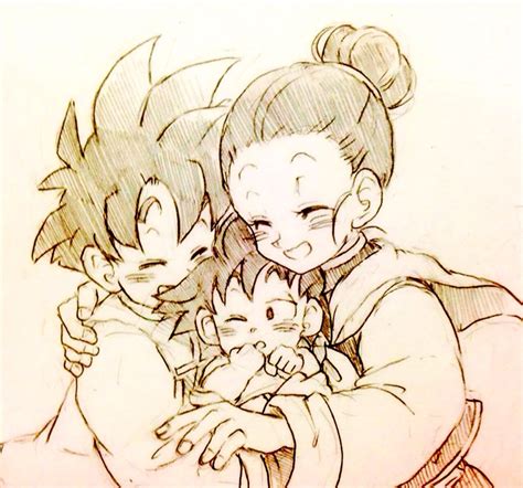 Chi Chi Son Gohan And Son Goten Dragon Ball And 1 More Drawn By