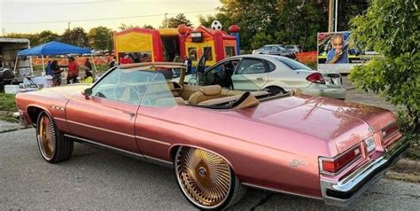 Whipaddict 71 Chevrolet Impala On 24 All Gold Daytons Kandy Paint