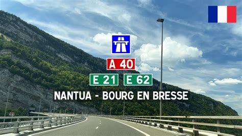 Driving In France Autoroute Blanche A E E From Nantua To Bourg