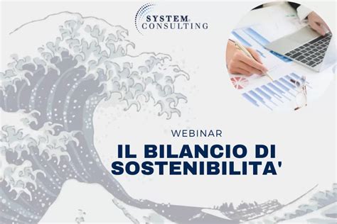 Pillole Di Sostenibilit Il Bilancio Di Sostenibilita