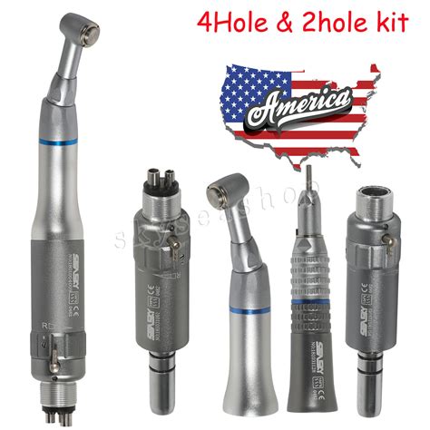 Dental Slow Low Speed Push Contra Angle Air Motor Handpiece Hole Fit