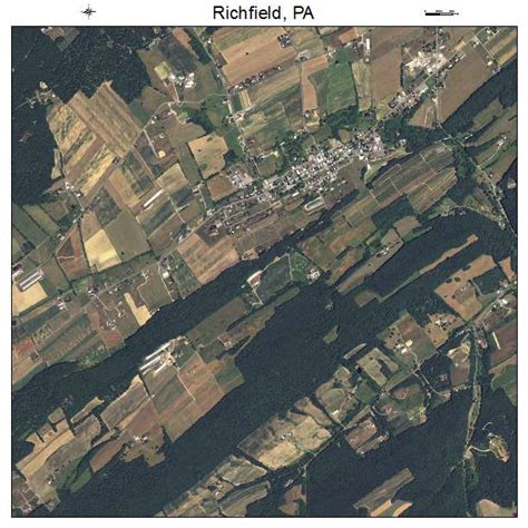 Aerial Photography Map of Richfield, PA Pennsylvania