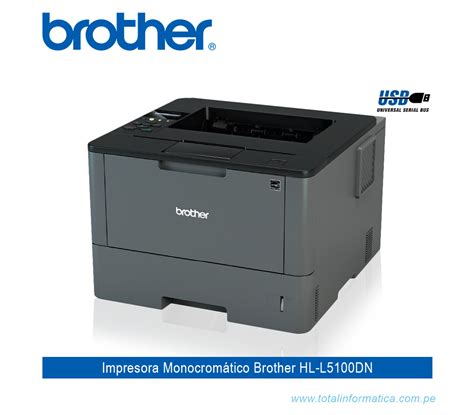 IMPRESORA LÁSER BROTHER HL L5100DN MONOCROMO 42 PPM