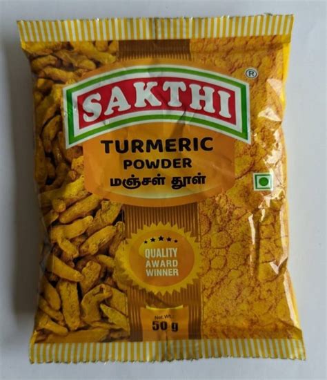 50g Sakthi Turmeric Powder At Rs 15 Packet Haldi Powder In