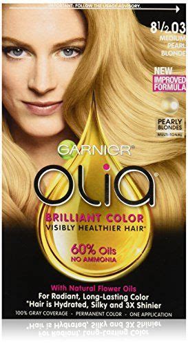 Garnier Olia Ammonia Free Permanent Hair Color 100 Gray Coverage Packaging May Vary 8 1 2