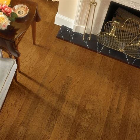 Bruce Flooring Turlington 3" Engineered Hickory Hardwood Flooring in Falcon Brown | Hickory ...