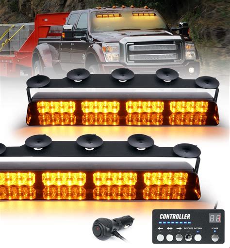 Amazon Lumenix Led Emergency Dash Strobe Lights Bar W Controller