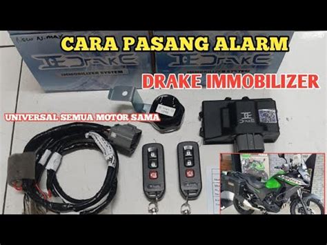 Pemasangan Alarm Drake Immobilizer Di Motor Kawasaki Versys X Youtube