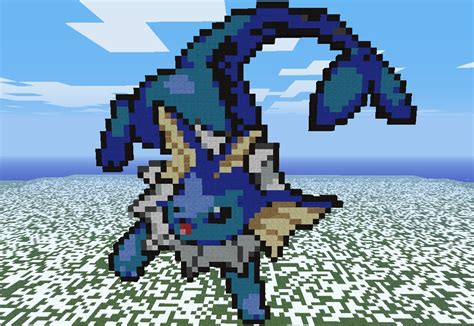 Pixel Art Series Vaporeon Minecraft Map 38844 | Hot Sex Picture