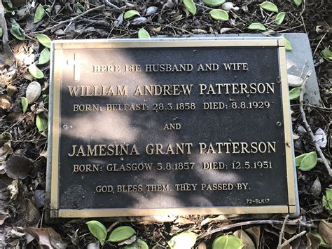 William Andrew Patterson 1858 1929 Find A Grave Memorial