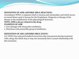 Glossary Of Terms Used In Pharmacovigilance FINAL Pdf