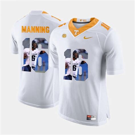 Men's Football University Of Tennessee #16 Peyton Manning college ...