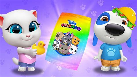 My Talking Tom Friends New Update Fun With Stickers Celebrate