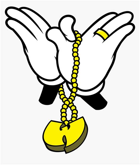 Wu Tang Mickey Hands, HD Png Download - kindpng