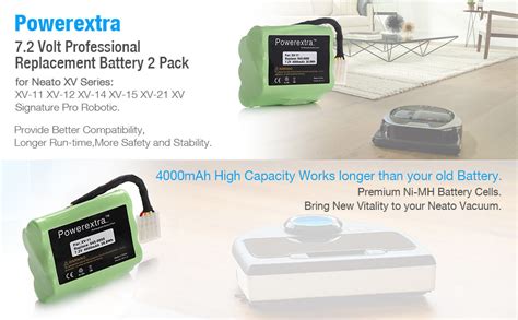 Amazon Powerextra V Mah Battery Compatible With Neato Xv