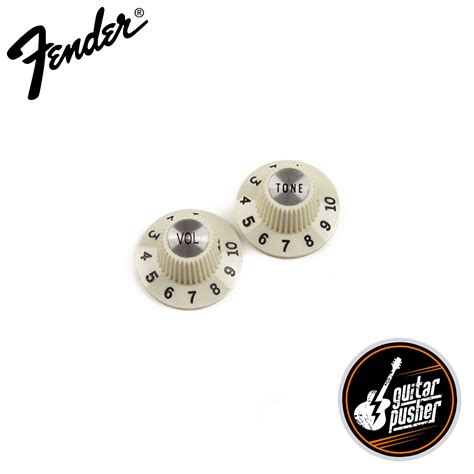 Fender Pure Vintage 1965 Jazzmaster Witch Hat Knob Set 2 Pcs