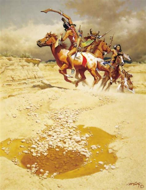 Frank Mccarthy Native American Artwork Native American Warrior