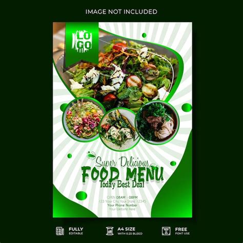 Premium Vector Restaurant Food Flyer Template