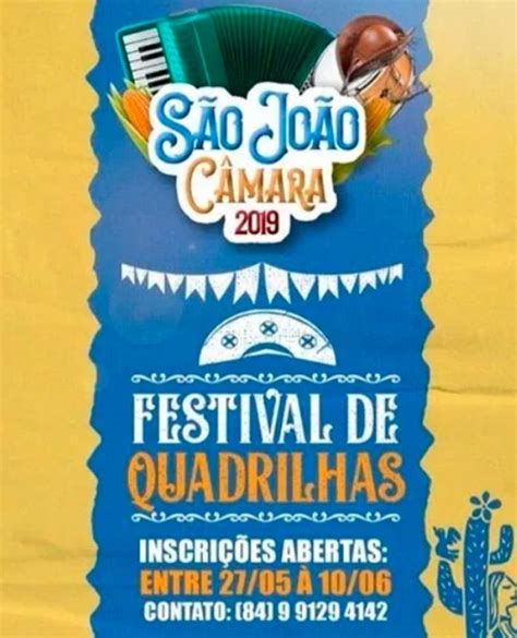 João Câmara Prefeitura lança edital para Festival de Quadrilhas Juninas