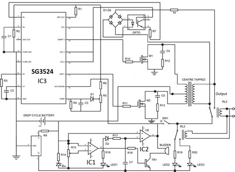 Shows The Complete Circuit Diagram Of The Pwm Inverter Circuit Ic 3