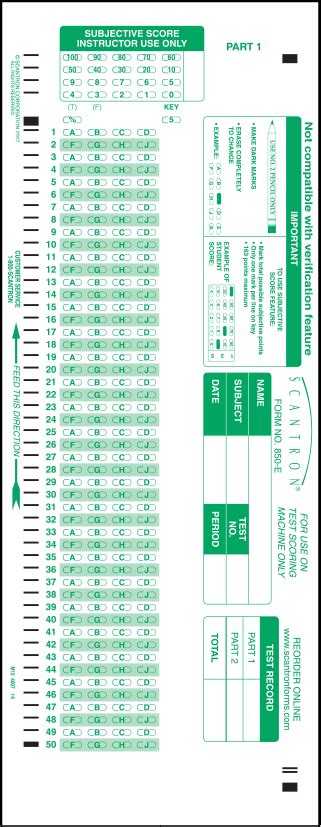 Scantron Forms Printable Free Fillable Form 2023