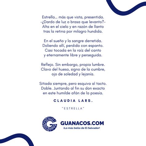 Claudia Lars Poetisa Salvadore A Guanacos