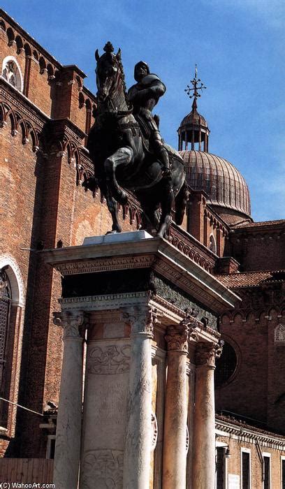 Estatua Ecuestre De Colleoni 1481 De Andrea Del Verrocchio 1435 1488