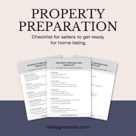 Home Seller Pre Listing Checklist Real Estate Business Checklist Real