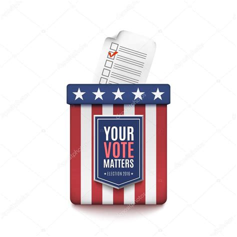 Election ballot box. Stock Vector by ©Aleksandrsb 115943710