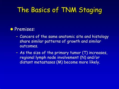 Ppt Tnm Staging And Prognosis Powerpoint Presentation Free Download