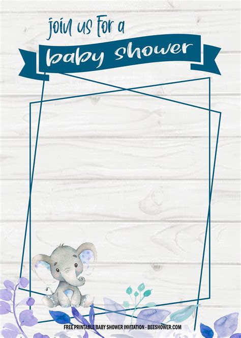 35 Free Printable Baby Shower Invitation Templates For Boys Id