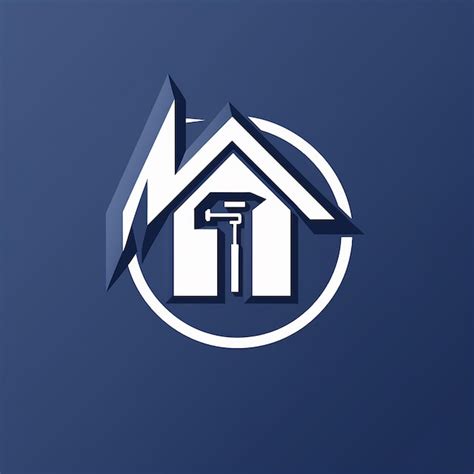 Simple Fast Builder Logo Design Home House Hammer Premium Ai