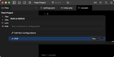 Getting Started With Php Jetbrains Fleet Documentation