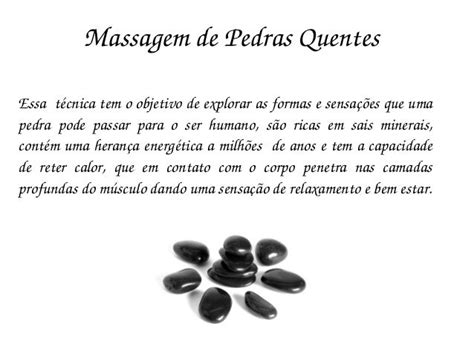 Massagens De Pedras Quentes