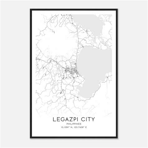 Legazpi City - Custom Maps & Posters