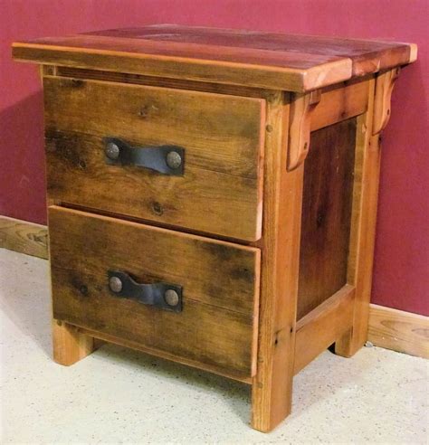 Reclaimed Barn Wood Nightstand