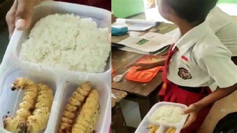 Bocah SD Bawa Bekal Ke Sekolah Isinya Bikin Terkejut Reaksi Guru Tuai