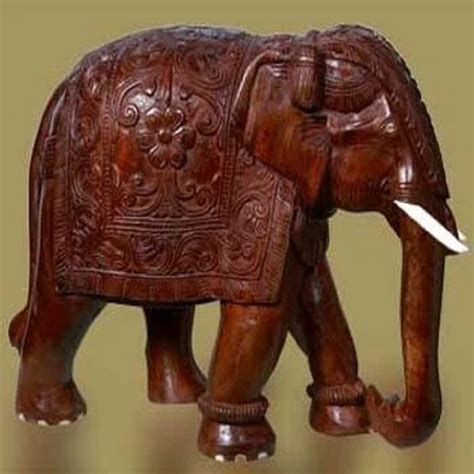 Brown Wooden Elephant For Home Decor Single At Rs 2100 In Kannur Id