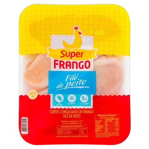 Fil De Peito De Frango Congelado Super Frango Kg Super Big Bom