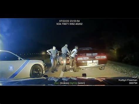 Dashcam Arkansas State Police ASP High Speed Chase 150 MPH Chase