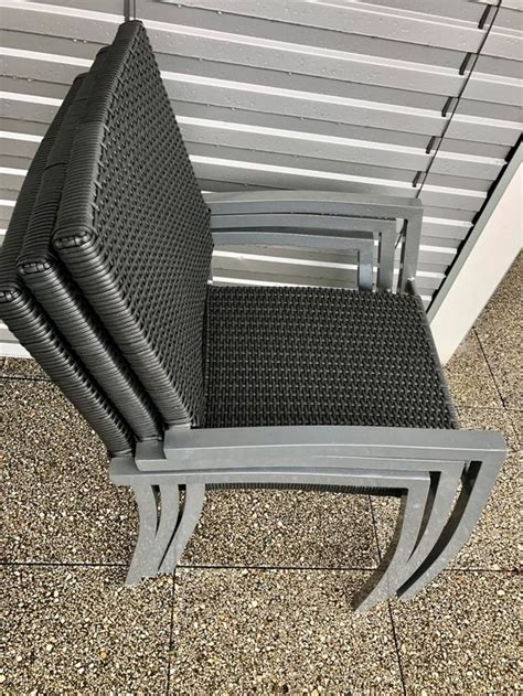 3 Stück Rattan Metall Balkonstühle Kaufen auf Ricardo