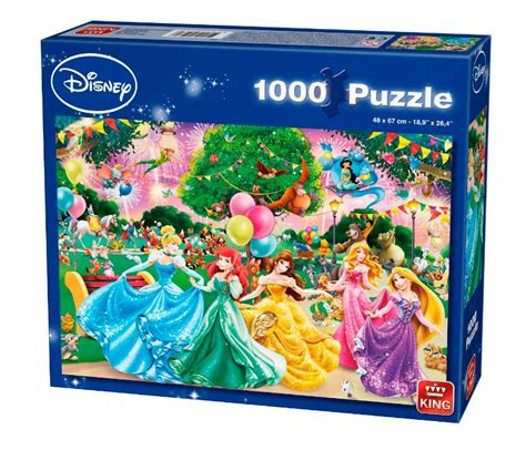 Comprar Puzzle King Fiesta De Princesas De Disney 1000 Piezas King 05261