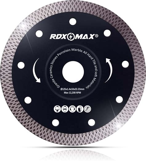 Rubi Continuous Rim Diamond Blades For General Cutting Of Ceramic