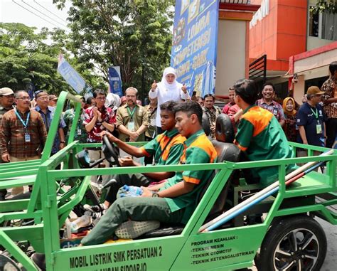 Kendaraan Konversi Listrik Karya Siswa Smk Jatim Dipamerkan Suara