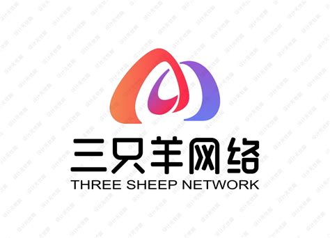 三只羊网络logo矢量标志素材 设计无忧网