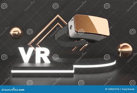 Verres De VR Dispositif De Casque De R alit Virtuelle Pièce Noire