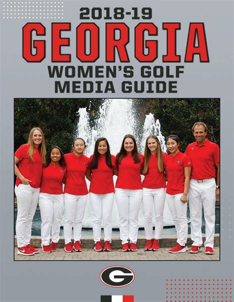 2018 19 Georgia Womens Golf Media Guide By Georgia Bulldogs Athletics