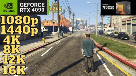 Lets Destroy Rtx 4090 In 16k Gta 5 Ryzen 7 7800x3d Youtube