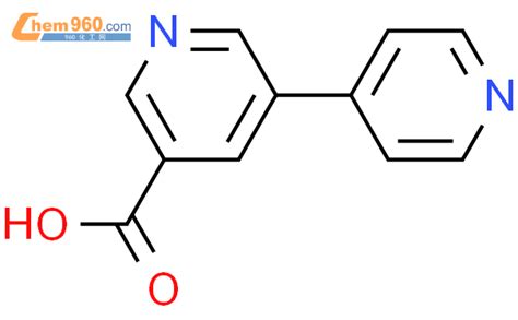 123044 37 1 5 吡啶 4 基 吡啶 3 羧酸化学式结构式分子式molsmiles 960化工网